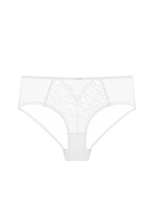 ABIGAIL Plus Leaf-Pattern Lace Boyshorts
