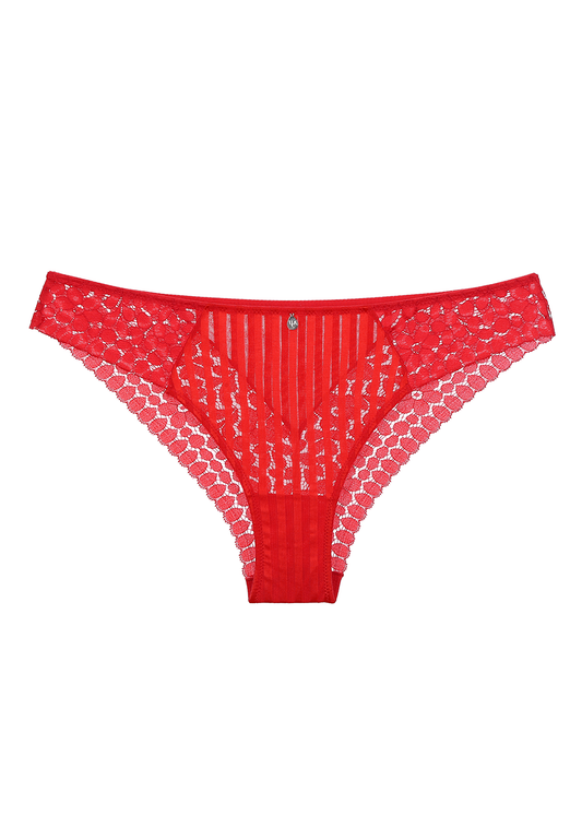 AMINA Plus Sexy Lace Red Hipster