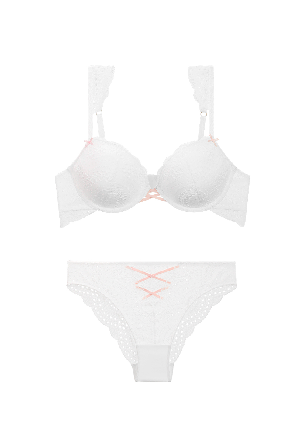 ARIA Lace Bra & Plus Panty Set