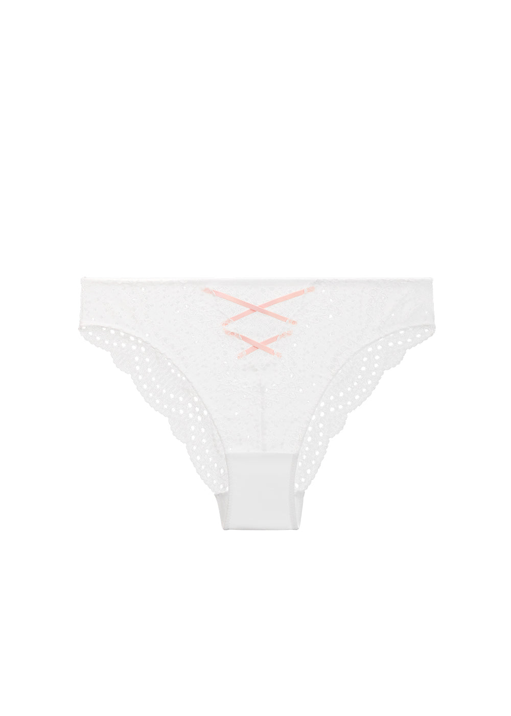 ARIA Plus Seductive White Lace Brief Panties